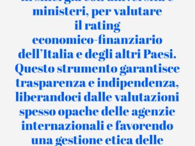Un Passo Verso la Sovranità Etica: l’Agenzia di Rating Nazionale del Programma Mondo&nbsp;Migliore