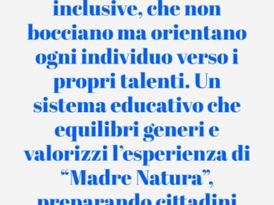 Punto 8 – Riforma Educativa nel Programma Mondo Migliore: Dalla Competizione alla&nbsp;Cooperazione