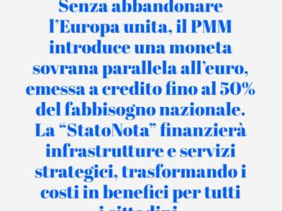 Sovranità Economica con la “StatoNota”: un Nuovo Equilibrio per l’Italia senza Abbandonare&nbsp;l’Europa