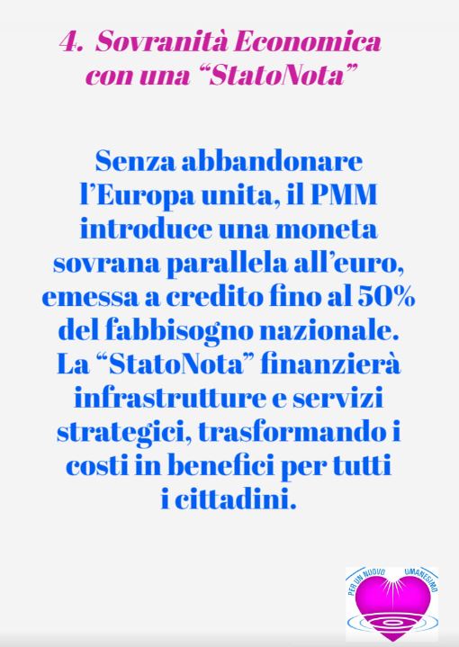 Sovranità Economica con la “StatoNota”: un Nuovo Equilibrio per l’Italia senza Abbandonare&nbsp;l’Europa