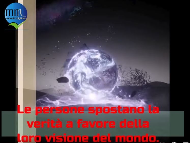 Le persone spostano la verità a favore della loro visione del&nbsp;mondo…