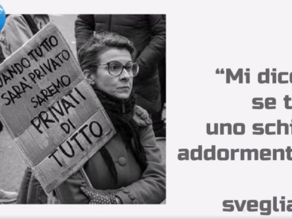 Mi dicono: se trovi uno schiavo addormentato, non svegliarlo…