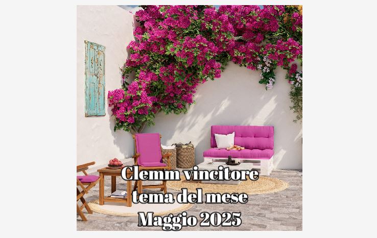 Clemm vincitore tema del mese Maggio&nbsp;2025
