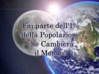 Fai parte dell’1% della Popolazione che Cambierà il&nbsp;Mondo?