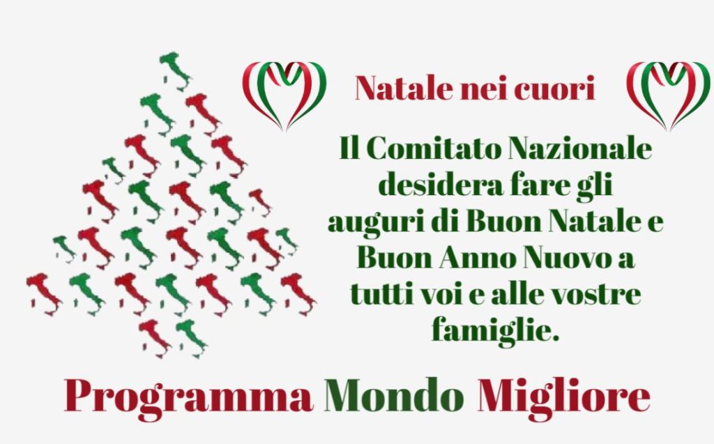 Buongiorno amici – Il Comitato Nazionale desidera fare gli auguri di Buon Natale e Buon Anno Nuovo a tutti voi e alle vostre&nbsp;famiglie.