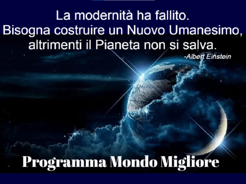 La Modernità ha Fallito: Costruiamo un Nuovo Umanesimo con un CLEMM in Ogni Comune&nbsp;Italiano