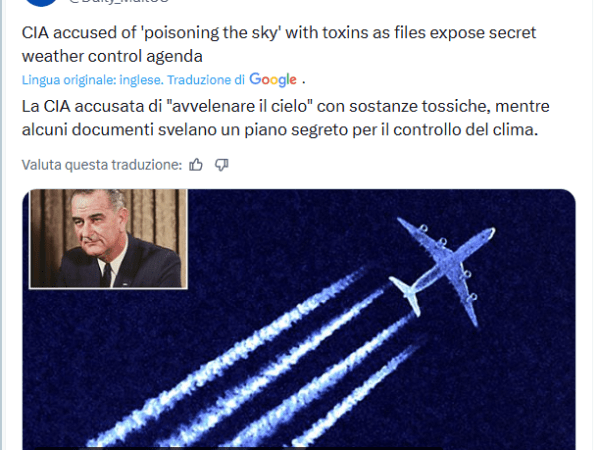Chi controlla il tempo controlla il mondo: la profezia di Lyndon Johnson e i file segreti&nbsp;CIA