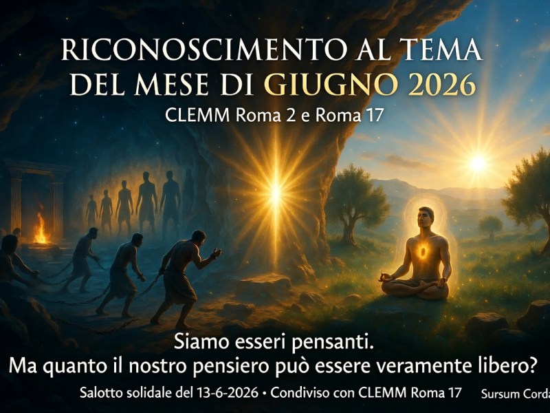 RICONOSCIMENTO AL TEMA DEL MESE DI GIUGNO 2026 VA AL CLEMM DI ROMA 2 e ROMA&nbsp;17