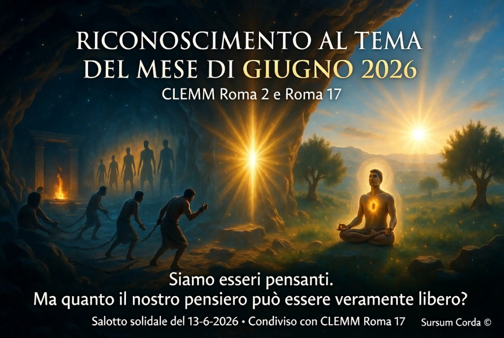 RICONOSCIMENTO AL TEMA DEL MESE DI GIUGNO 2026 VA AL CLEMM DI ROMA 2 e ROMA&nbsp;17