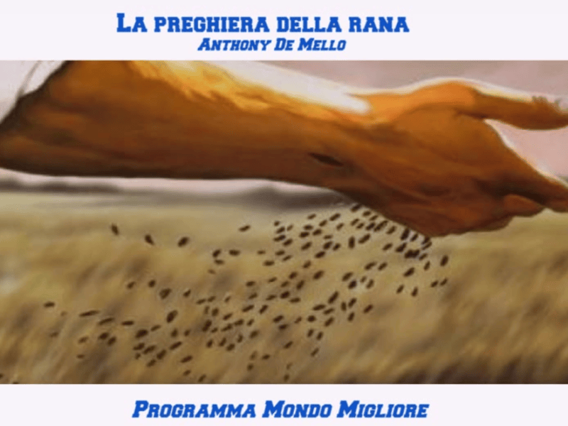 “Dalla Competitività alla Cooperazione. “La preghiera della rana – Anthony De&nbsp;Mello