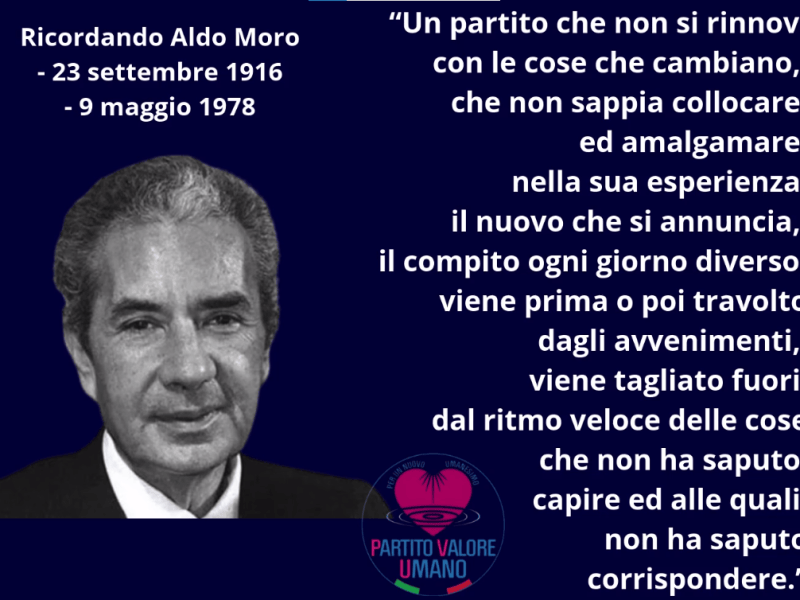 Aldo Moro, 23 settembre 1916 – 9 maggio&nbsp;1978